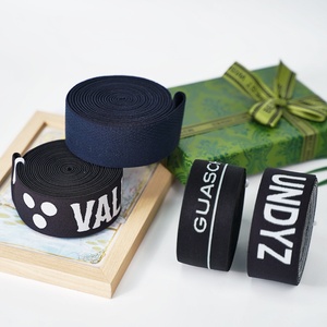 Cinta de Tela Jacquard con Logotipo Personalizado para Accesorios de Ropa, Cinta Elástica y No Elástica para Cintura, para Prendas y Bolsos - Product Image 2