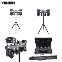 Sistema de Iluminación LED de Alta Luminosidad con Cabezal Móvil, Control RGBW y DMX512 para DJ, Bares, Discotecas y Actuaciones en Vivo