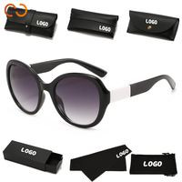 TWOOO T1688 Nouveauté Lunettes de soleil ovales surdimensionnées classiques et tendance avec blocs de couleur UV400 Logo personnalisé