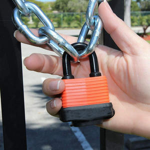 <span class=keywords><strong>Cadenas</strong></span> multicouche en fer et caoutchouc, 200 pièces, outil de verrouillage étanche, laminé pour <span class=keywords><strong>porte</strong></span> d'entrepôt - Product Image 6