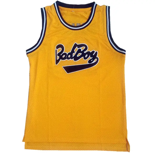 Wholesale American Basketball Jersey #72 Yellow Basketball Uniform Jersey Movie Stitched Sport Jersey