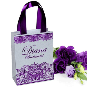 Quà Tặng Sang Trọng Túi Giấy Custom Made In Logo Trang Sức Bao Bì Kraft Túi Giấy Mua Sắm Với Ribbon Xử Lý - Product Image 3