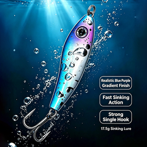 Señuelo de imitación de pez amarillo de metal pequeño de 17.5 g, hundible, adecuado para peces depredadores como chub, lubina, pez mandarín y bluegill. - Product Image 3