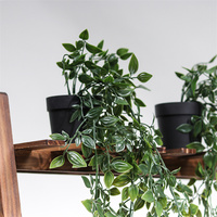 SAISON 80CM Künstliche hängende Bonsai-Pflanzen Grün Datura Vine Faux Plastic Hängende Topfpflanzen für die Inneneinrichtung