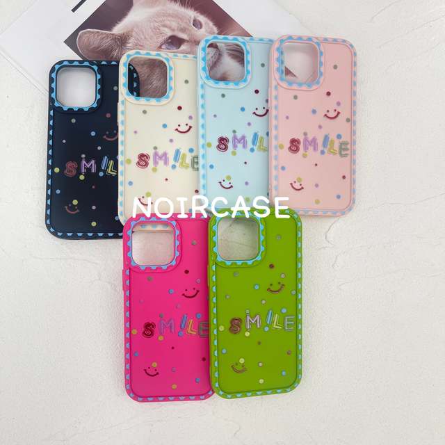 Girls' Cheerful Phone Case - Colorful, Smile Quotes, Happy Designs, Low Cost, Stylish & Protective