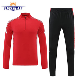 Ensemble de survêtement de football personnalisé de haute qualité pour l'équipe de football, pour l'hiver et l'automne, comprenant une veste avec impression du nom pour adulte - Product Image 5