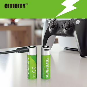 แบตเตอรี่ลิเธียมไอออนแบบชาร์จได้ CITICITY 1.5V 1700mAh AA  คายประจุเองได้น้อย ใช้งานได้นานกว่า 1000 รอบ เหมาะสำหรับอุปกรณ์อิเล็กทรอนิกส์ในครัวเรือน - Product Image 3