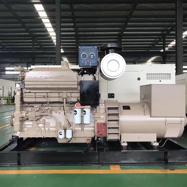Marine Diesel Generator Set 200GF 200/300KW Water Cooled Weifang Model 380/220/110V Intelligent Fully Automatic Factory Supply