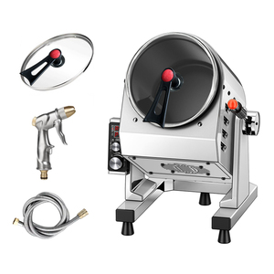 Máy nấu cơm xào tự động công nghiệp, kiểu xoay, dùng gas hoặc điện, máy chiên, máy nấu ăn nhà hàng, bếp, <span class=keywords><strong>robot</strong></span> nấu ăn - Product Image 2