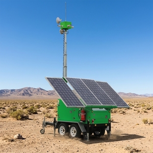 Remolque de Seguridad Solar Móvil VTS3P-M con Mástil Telescópico Cuadrado, Batería de Litio, Impermeable IP65 para Monitoreo Remoto 24/7 - Product Image 6