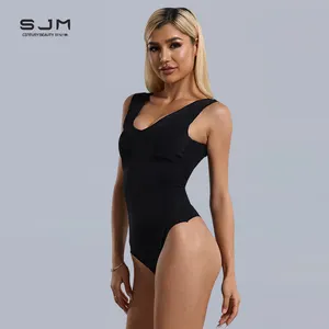 Century Beauty Custom Women Shapewear Bodysuit Private Label Slim Tummy Control Thong Body Seamless Waist Trainer Body Shaper