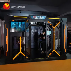 Amusement Park Supplier Vr Arcade Park Earn Money 9D VR Space Standing Platform Multiplayer Vr Shooting Game Machine