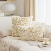 Nouvelle Nappe Carrée Légère de Luxe Faite à la Main, Style Instagram, Double Couche, Motif Feuille Uni, Patchwork en Polyester
