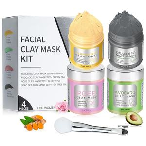 Kit de mascarilla facial de arcilla con etiqueta privada personalizada de fábrica OEM - Product Image 1