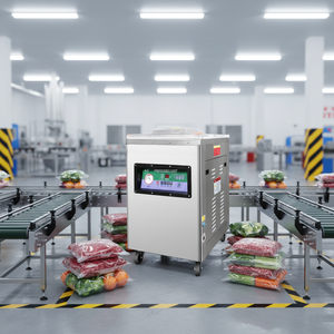 Machine sous vide verticale à chambre unique DZQ400 UK pour le stockage du riz – Scellage professionnel haute efficacité, modèle vertical autoportant - Product Image 1