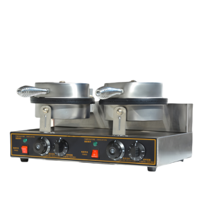 Commercial Cone Baker Electric Non-stick <b>Waffles</b> <b>Maker</b> Double Head Egg Roll Mold Ice Cream Cone <b>Maker</b> - Product Image 3