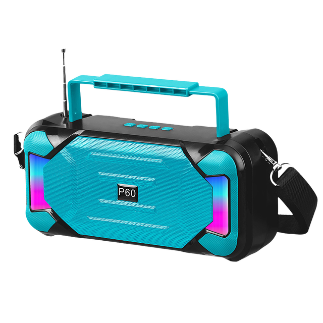Outdoor Portable Wireless BT Bass Speaker Solar Panel Charging Active Flush Light FM Radio Computer Power Source Solar Charger