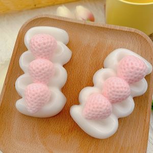 Hot Selling TPR Taba Strawberry Cream Bar Pinch Pressure Release Promotional Gift Decompression <b>Squeeze</b> Squishy Toys for Kids - Product Image 3