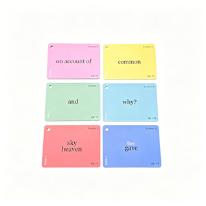 Muestra Gratuita de Tarjetas Educativas Impresas Personalizadas, Papel Resistente, Uso Familiar, con Caja, Diseño Portátil - Product Image 5