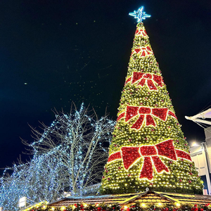 <b>Large</b> Christmas decoration outdoor big <b>gift</b> <b>box</b> Christmas tree motif light - Product Image 4