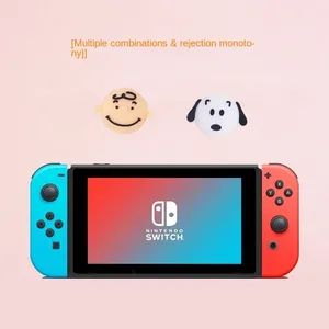 4 Fundas Protectoras para Joystick de Snoopy para <span class=keywords><strong>Nintendo</strong></span> Switch/OLED/Lite, Cubiertas para Palancas de Mando, Lindas y Divertidas - Product Image 5