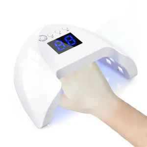 New Sale 54W Nail Supplies For Professionals Full Kit Uv Gel Uv Led Curing Art Gel Nail Master Dryer Machine