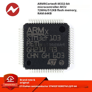 Original And Authentic Stm32f103ret6 Lqfp-64 Arm Cortex-m3 32 Slot Microcontroller Mcu - Product Image 2