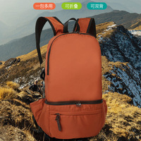 Sac à dos décontracté et sportif 2-en-1 en polyester léger, nouveau style, idéal pour les voyages en extérieur – Collection 2025