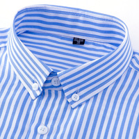 Chemise Habillée Business Homme de Haute Qualité, Vêtement de Travail Sportif Ample, Décontractée Imprimée à Carreaux, Boutonnée à Manches Longues Complètes