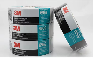 Cinta de alto rendimiento negra o gris plateada Cinta impermeable súper fuerte para conductos 6969 - Product Image 4