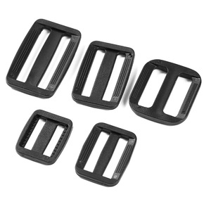 Khóa Thang Màu Tùy Chỉnh Khóa Trượt Ba Chiều Dụng Cụ Điều Chỉnh Dây Đai Cho Ba Lô Túi Nhựa Màu Đen Chống Trượt - Product Image 4