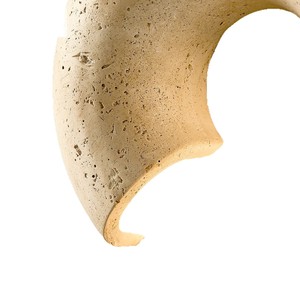 Lámpara de Pared Vintage de Piedra Travertino de 22 cm, Aplique Retro Estilo Wabi Sabi para Dormitorio o Pasillo - Product Image 5
