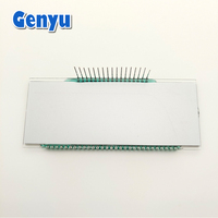 HTN-pantalla LCD personalizada para e-bike, monocromo, 46 Pines, transflectivo, 7 segmentos