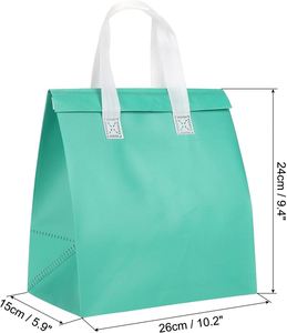 Bolsa de tela no tejida ecológica para compras, térmica, para ropa, laminada en PP, reutilizable, con logo personalizado - Product Image 2