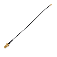 Câble Pigtail SMA Femelle vers IPEX U.FL 800-6000 MHz Coaxial RG1.37 150 mm pour Antenne RF de Paroi, Rallonge de Câblage pour Routeur WiFi