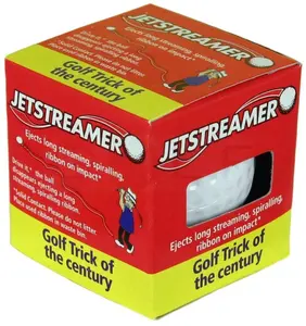 STREAMER-pelota de GOLF para trucos, broma, juguete mágico, divertido, novedad