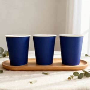 Gobelets en carton blanc personnalisables multicolores à paroi simple, jetables, pour café et thé au lait – Vente en gros - Product Image 4