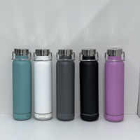 20oz Speaker bir terisolasi vakum baja tahan karat gelas minum pintar nirkabel Speaker cangkir kopi musik