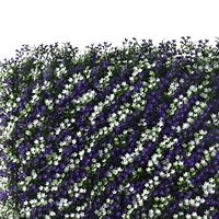 Panneaux de gazon extérieur avec fleur mur de plantes artificielles vente en gros mur végétal artificiel panneau de gazon haie artificielle