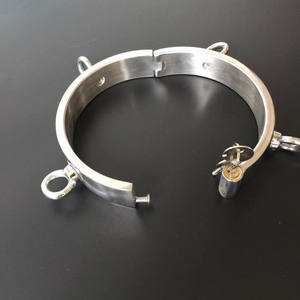 Collar de Esclavo de Cuatro Orejas de Acero Inoxidable de Alta Calidad para Ejercicios de Kegel - Collar Adulto Emperador Negro - Product Image 3