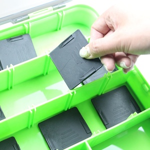 <span class=keywords><strong>Pas</strong></span> <span class=keywords><strong>cher</strong></span> multifonction étanche en stock outil plastique accessoire conteneur crochet double stockage taiwan mouche <span class=keywords><strong>leurre</strong></span> attirail boîte <span class=keywords><strong>de</strong></span> pêche - Product Image 4