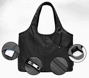 महिलाओं के फैशन बड़े कंधे ढोना हैंडबैग निविड़ अंधकार ढोना बैग बहु समारोह नायलॉन यात्रा कंधे बैग - Product Image 5