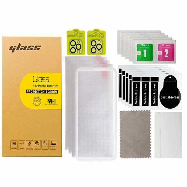 Amazon n in 1 2.5D 9H 0.3mm clear Tempered Glass Film Screen Protector for iPhone 13 Pro 12 Xr Xsmax IPhone13 Mini 11 Pro Max