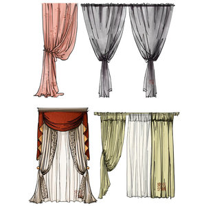 Cortinas con Ojales de 728g, 20% Lino y 80% Poliéster, Estilo Lino Pesado, <span class=keywords><strong>para</strong></span> Tiendas de Cortinas, Venta al por Mayor, Dormitorio, Sala de Estar - Product Image 6