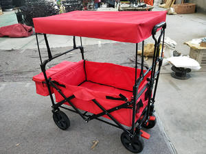 Plegable al aire libre Festival Fiesta <span class=keywords><strong>de</strong></span> <span class=keywords><strong>carro</strong></span> <span class=keywords><strong>de</strong></span> mano <span class=keywords><strong>Carro</strong></span> con dosel - Product Image 2