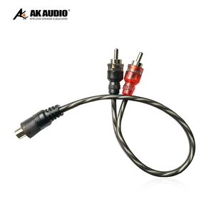Cable RCA AK-RN166, 1 Hembra a 2 Machos, Cable Divisor de Audio para Auto, Adaptador 1 <span class=keywords><strong>Macho</strong></span> a 2 Hembras para Amplificador - Product Image 3