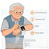 Reloj GPS de Seguridad Familiar - Llamadas Bidireccionales 4G, Actualizaciones de Ubicación en Vivo y Monitor de Signos Vitales Médicos