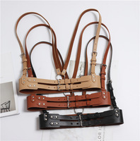 Ceinture en cuir Sexy pour femmes, Slim, bretelles de taille, avec boucle ajustable