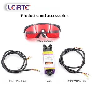 Module laser à <span class=keywords><strong>fibre</strong></span> compact de qualité industrielle 2500mW 12V DC pour machine de gravure laser - Product Image 5
