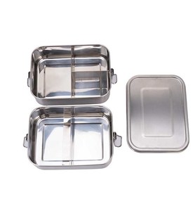 IKOO airtight lunchbox stainless steel food containers with compartment
